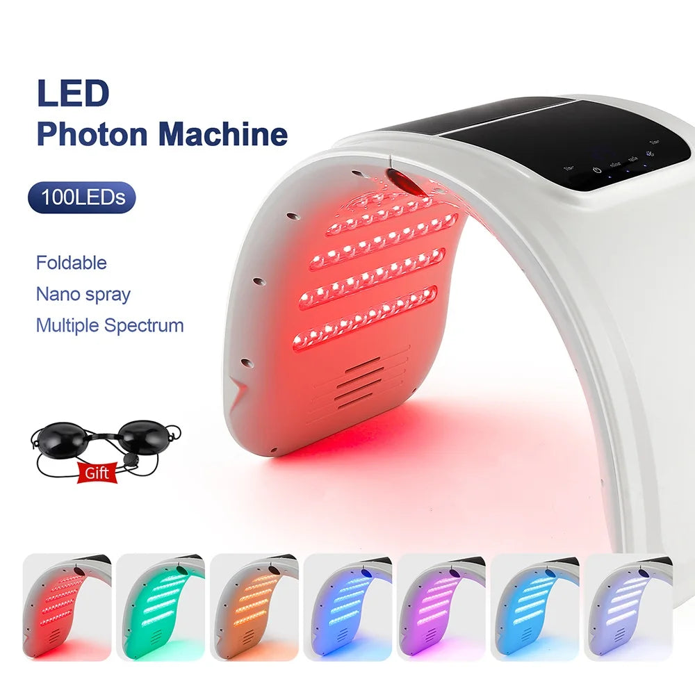Foreverlily LED Photon Facial Beauty Machine Skin Rejuvenation Lifting Face & Body Skin Care Spa Massager