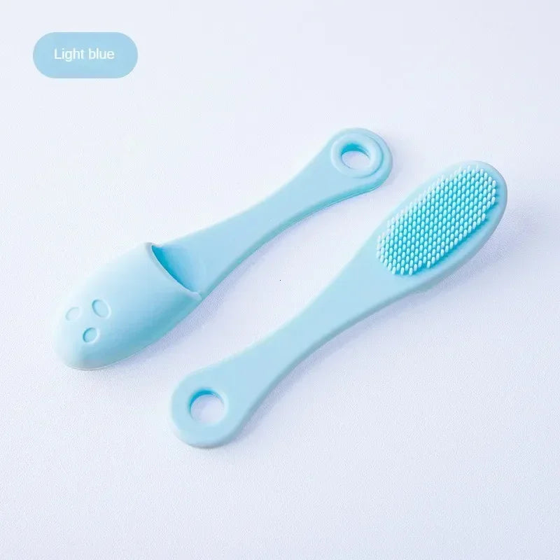 Silicone Nose Brush Facial Pore Cleaner Portable Blackhead Double-sided Massage Brushes Beauty Cleaning Tool Facial Nasal Scrub