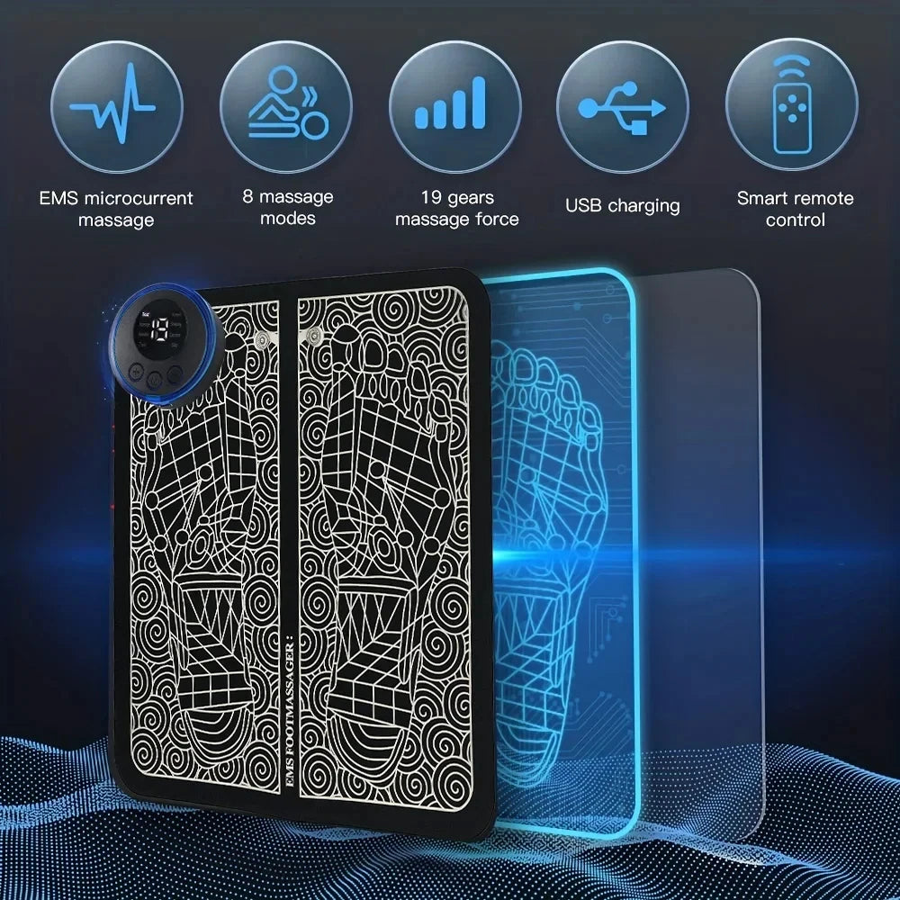 Electric Foot Massager Pad Muscle Massage Relaxation Trainer For Massage