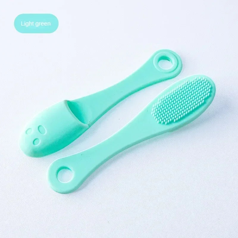Silicone Nose Brush Facial Pore Cleaner Portable Blackhead Double-sided Massage Brushes Beauty Cleaning Tool Facial Nasal Scrub