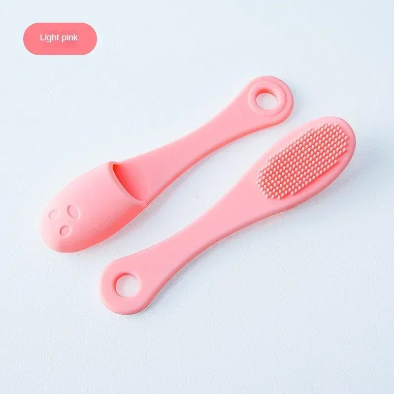 Silicone Nose Brush Facial Pore Cleaner Portable Blackhead Double-sided Massage Brushes Beauty Cleaning Tool Facial Nasal Scrub