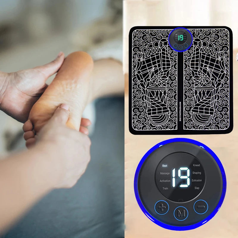 Electric Foot Massager Pad Muscle Massage Relaxation Trainer For Massage